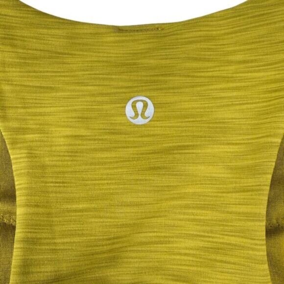 Lululemon Invigorate Training Tank Top Everlux In Heathered Auric Gold Size 4 - Picture 4 of 5